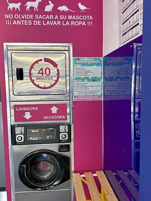 Lavandería Autoservicio Mi Buena Estrella-vending 24 H lavadora